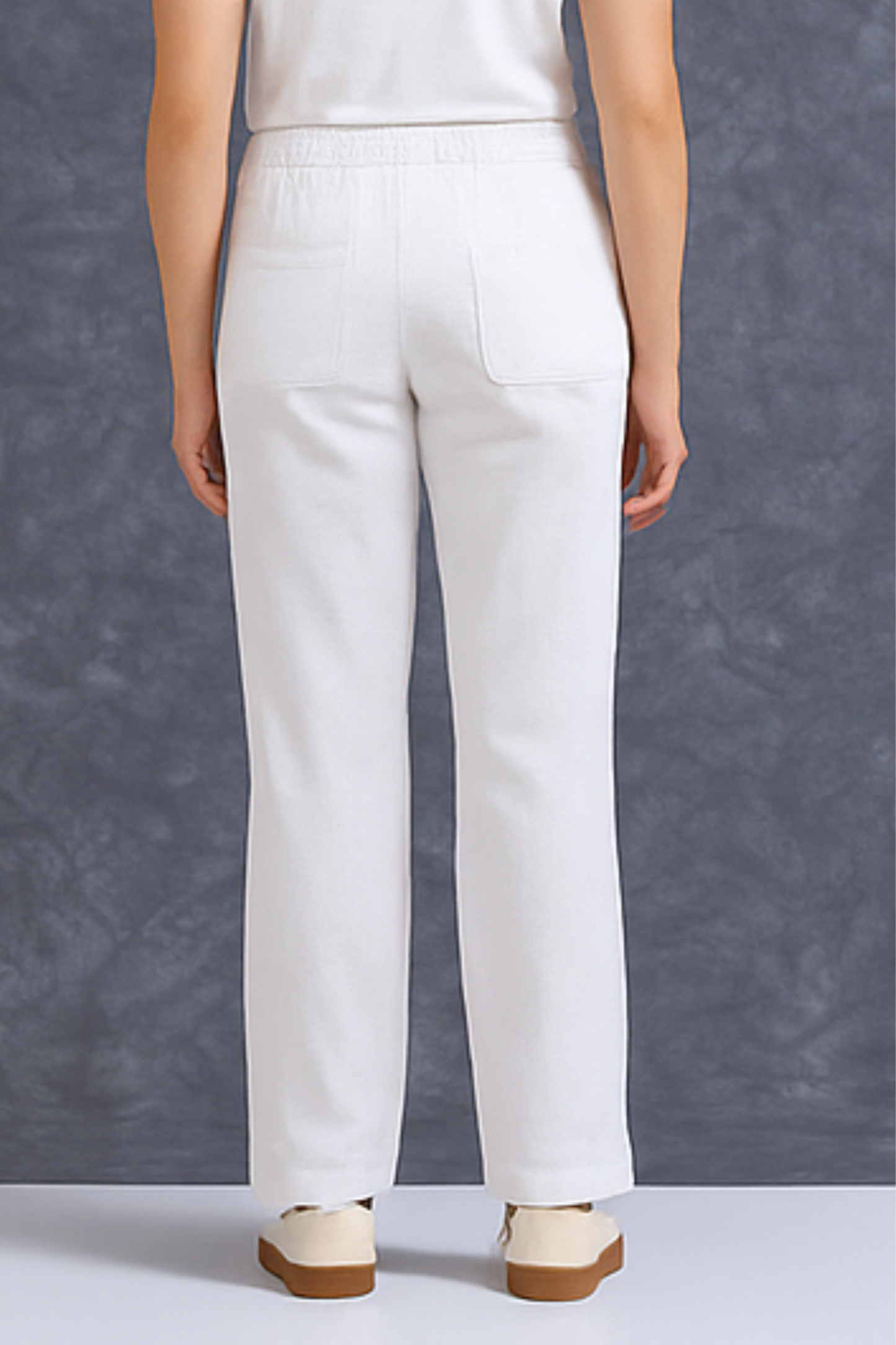 me Queen Women's Relaxed Fit Stylish White Linen Pants – Lightweight, Breathable, and Versatile Casual Wear