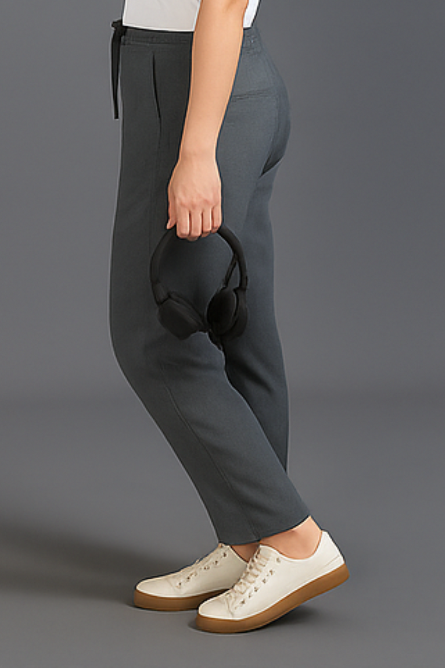 me Queen Women's Relaxed Fit Stylish Grey Linen Pants – Lightweight, Breathable, and Versatile Casual Wear