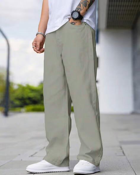 M Q Denim Men Pista Straight Fit Denim Jeans | Mid Rise | Soft Cotton Fabric | Everyday Style