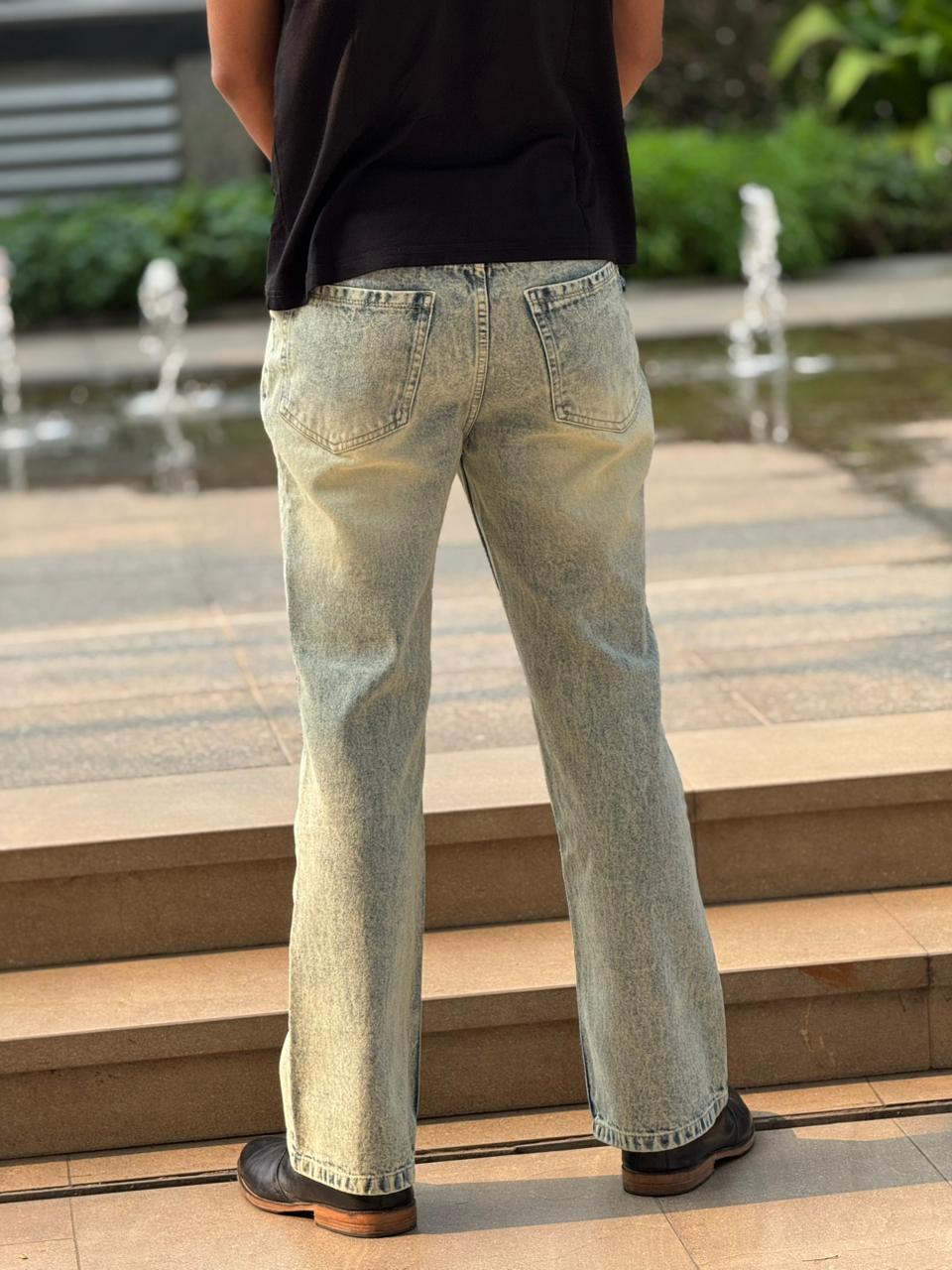 M Q Denim Men’s Classic Bootcut Jeans | Mid-Rise | Premium Cotton Denim.