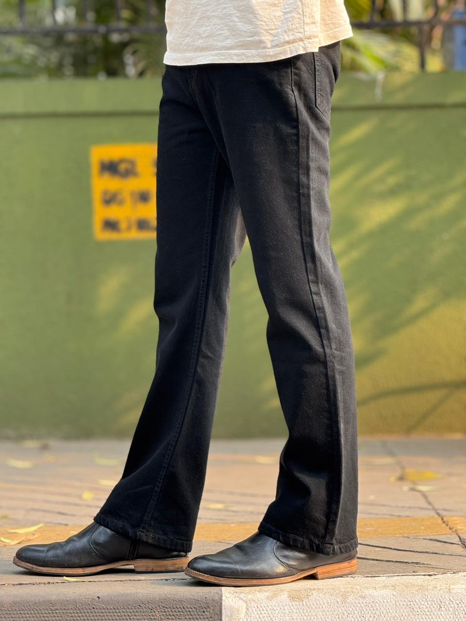 M Q Denim Men’s Classic Bootcut Jeans | Mid-Rise | Premium Cotton Denim