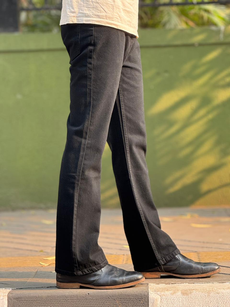 M Q Denim Men’s Classic Bootcut Jeans | Mid-Rise | Premium Cotton Denim