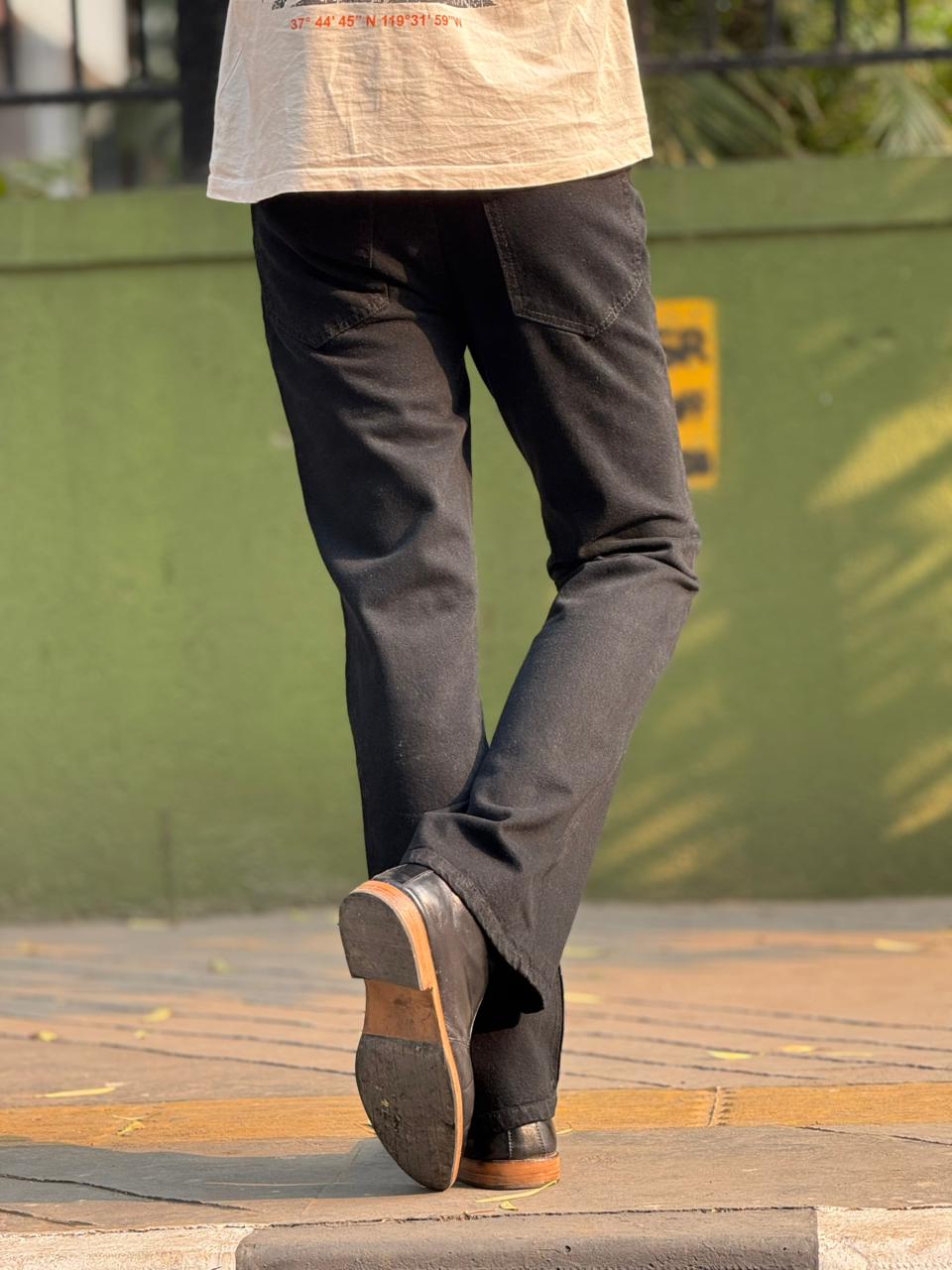 M Q Denim Men’s Classic Bootcut Jeans | Mid-Rise | Premium Cotton Denim