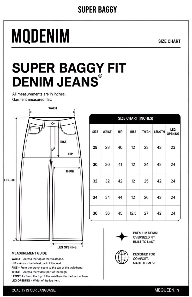 BAGGY FIT DENIM (Deep Blue Baggy)
